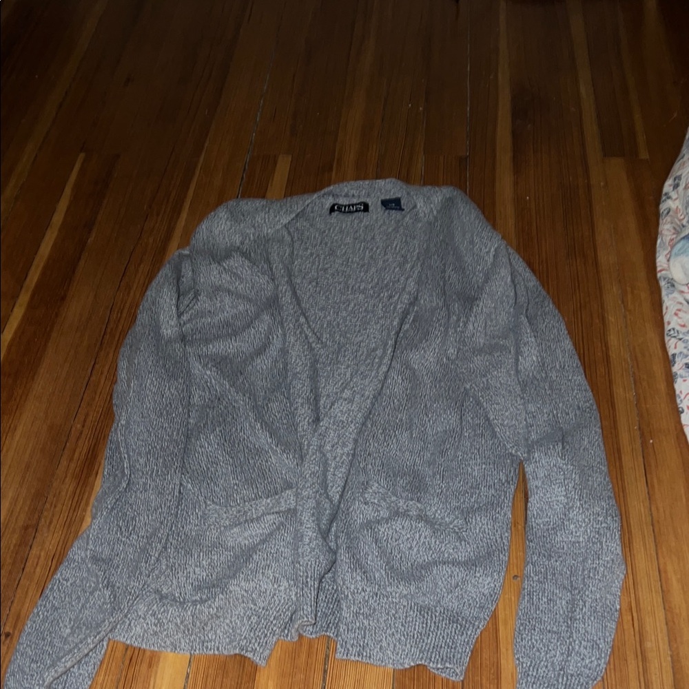 Chaps Button-Up Cardigan